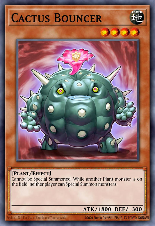 (084) YuGiOh TCG ABPF: Absolute Powerforce Single: Cactus Bouncer  Secret Rare