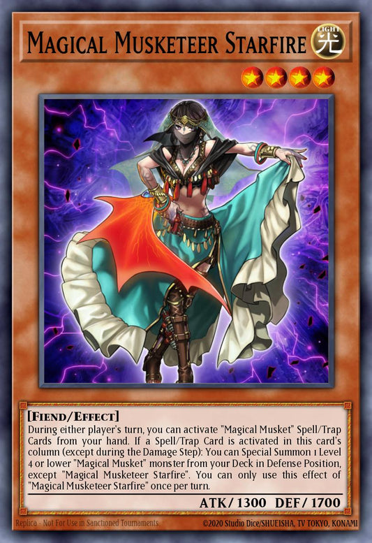(072) YuGiOh TCG DUOV: Duel Overload Single: Magical Musketeer Starfire  Ultra Rare