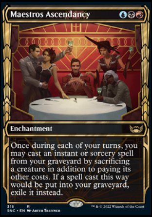 (316) Magic The Gathering Streets of New Capenna: Extras Single: Maestros Ascendancy (V.1) Holo Rare