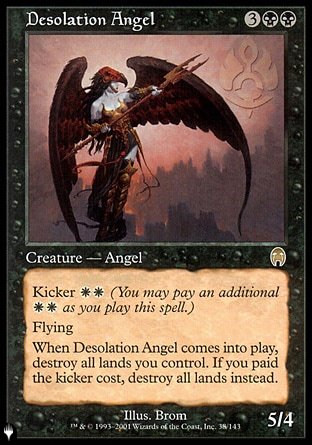 (038) Magic The Gathering The List Single: Desolation Angel  Rare