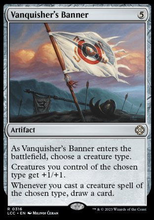 (316) Magic The Gathering Commander: The Lost Caverns of Ixalan Single: Vanquisher's Banner  Rare