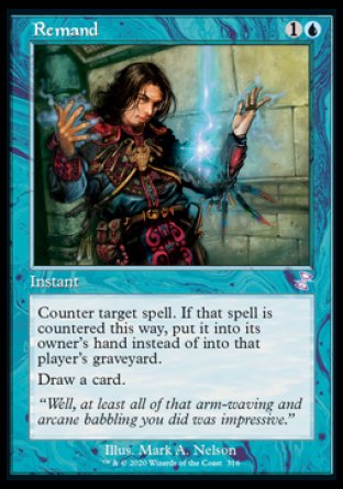(316) Magic The Gathering Time Spiral Remastered: Extras Single: Remand  Time Shifted