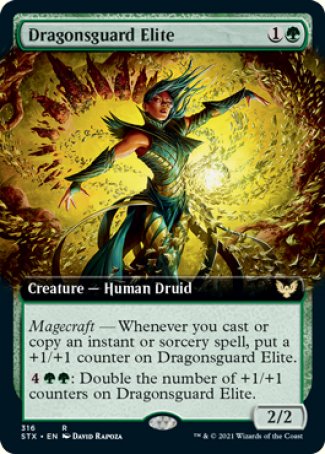 (316) Magic The Gathering Strixhaven: School of Mages: Extras Single: Dragonsguard Elite  Rare