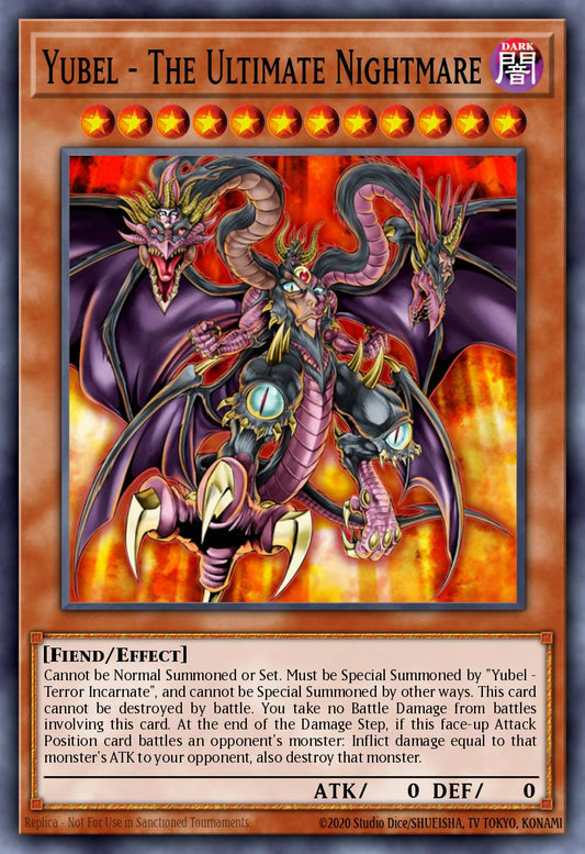 (191) YuGiOh TCG RA03: Quarter Century Bonanza Single: Yubel - The Ultimate Nightmare (V.2 - Quarter Century Secret Rare)  Quarter Century Secret Rare