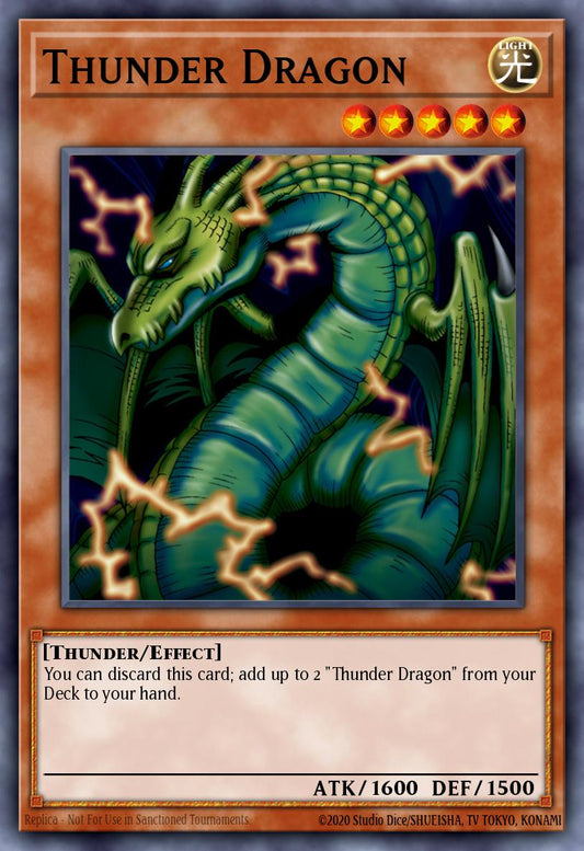 (058) YuGiOh TCG DB2: Dark Beginning 2 Single: Thunder Dragon  Common