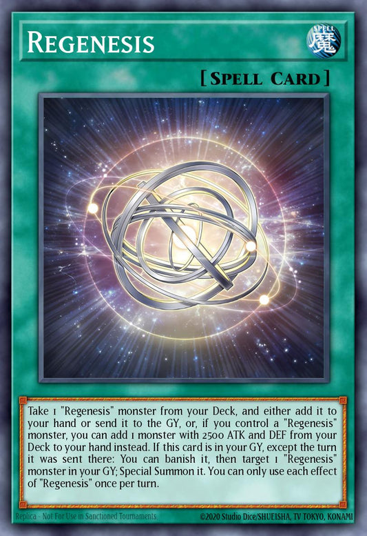 (059) YuGiOh TCG ALIN: Alliance Insight Single: Regenesis (V.1 - Secret Rare)  Secret Rare