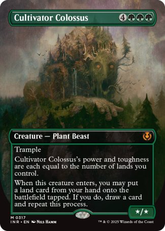 (317) Magic The Gathering Innistrad Remastered: Extras Single: Cultivator Colossus (V.1)  Mythic