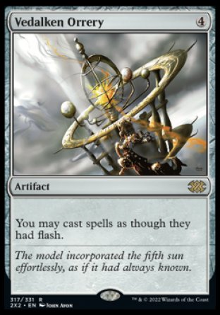 (317) Magic The Gathering Double Masters 2022 Single: Vedalken Orrery  Rare