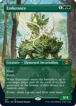 (317) Magic The Gathering Modern Horizons 2: Extras Single: Endurance  Mythic