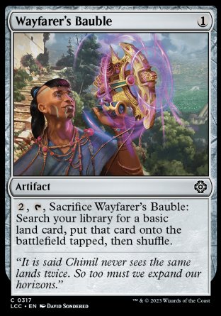 (317) Magic The Gathering Commander: The Lost Caverns of Ixalan Single: Wayfarer's Bauble  Common