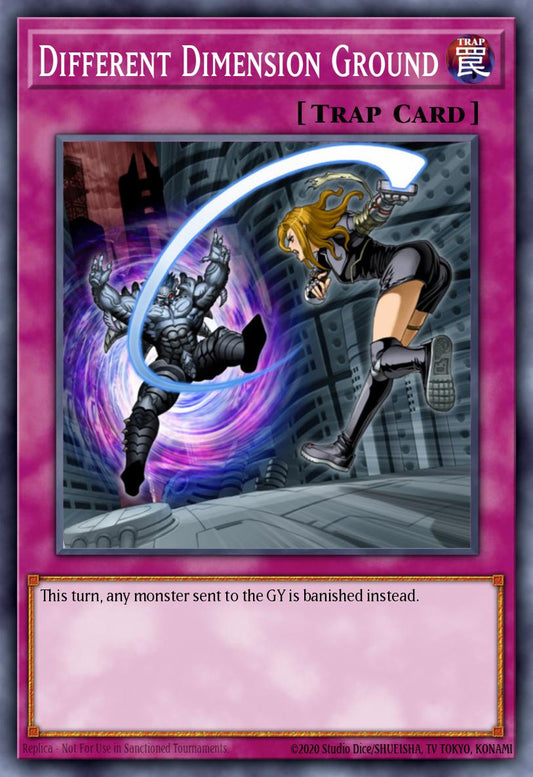 (101) YuGiOh TCG RA04: Quarter Century Stampede Single: Different Dimension Ground (V.5 - Quarter Century Secret Rare)  Quarter Century Secret Rare