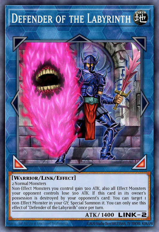 (127) YuGiOh TCG MP20: 2020 Tin of Lost Memories Mega Pack Single: Defender of the Labyrinth  Common