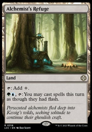 (318) Magic The Gathering Commander: The Lost Caverns of Ixalan Single: Alchemist's Refuge  Rare