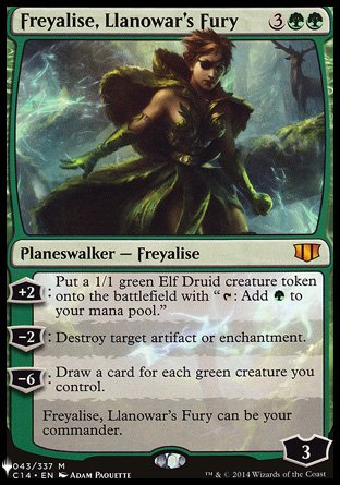 (043) Magic The Gathering The List Single: Freyalise, Llanowar's Fury  Mythic