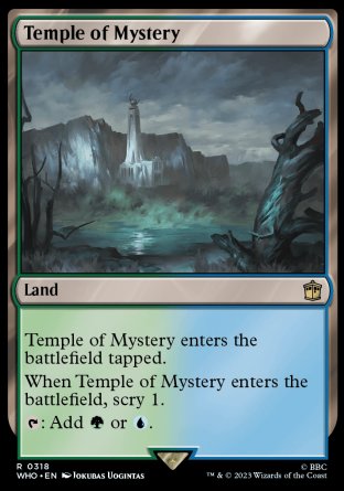 (318) Magic The Gathering Universes Beyond: Doctor Who Single: Temple of Mystery Holo Rare