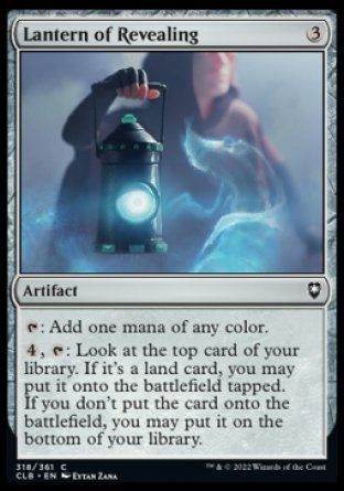 (318) Magic The Gathering Commander Legends: Battle for Baldur's Gate Single: Lantern of Revealing  Common