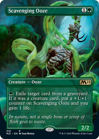 (318) Magic The Gathering Core 2021: Extras Single: Scavenging Ooze  Rare