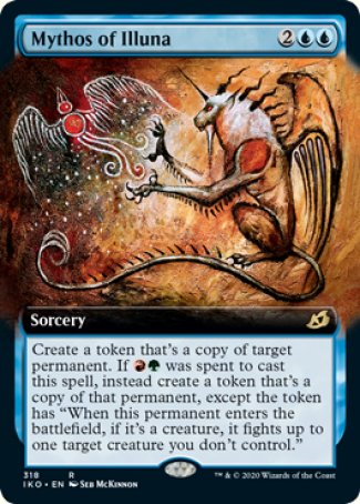 (318) Magic The Gathering Ikoria: Lair of Behemoths: Extras Single: Mythos of Illuna  Rare