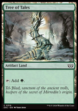 (319) Magic The Gathering Commander: Duskmourn: House of Horror Single: Tree of Tales  Common