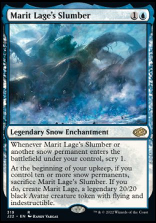 (319) Magic The Gathering Jumpstart 2022 Single: Marit Lage's Slumber  Rare