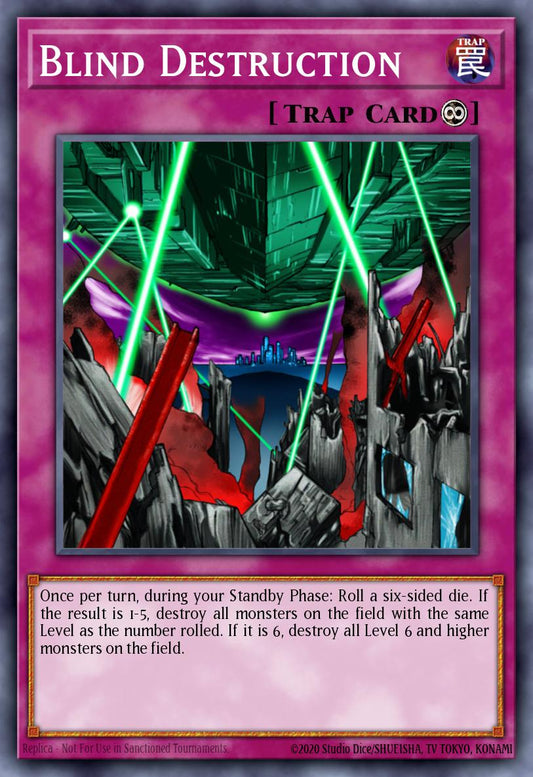 (019) YuGiOh TCG DB2: Dark Beginning 2 Single: Blind Destruction  Common