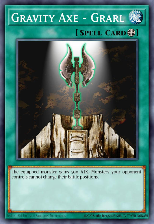 (EN034) YuGiOh TCG DCR: Dark Crisis Single: Gravity Axe - Grarl (V.2 - Common)  Common