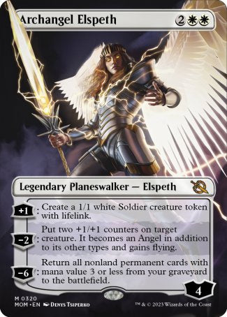 (320) Magic The Gathering March of the Machine: Extras Single: Archangel Elspeth  Mythic