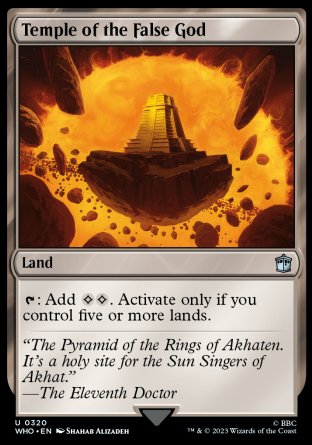 (320) Magic The Gathering Universes Beyond: Doctor Who Single: Temple of the False God  Uncommon