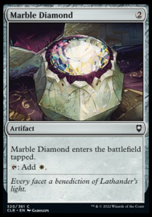 (320) Magic The Gathering Commander Legends: Battle for Baldur's Gate Single: Marble Diamond  Common