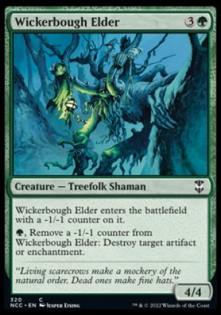 (320) Magic The Gathering Commander: Streets of New Capenna Single: Wickerbough Elder  Common