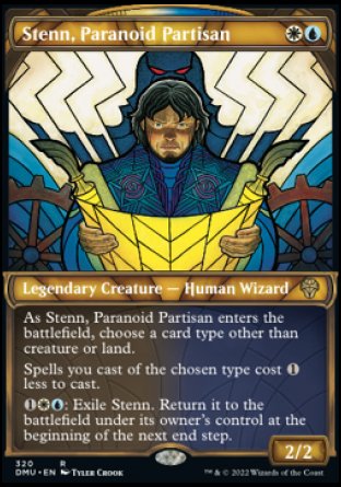 (320) Magic The Gathering Dominaria United: Extras Single: Stenn, Paranoid Partisan (V.1)  Rare