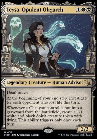 (321) Magic The Gathering Murders at Karlov Manor: Extras Single: Teysa, Opulent Oligarch (V.1) Holo Rare