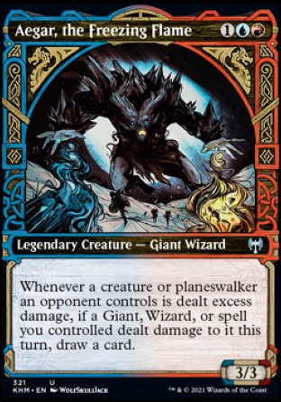 (321) Magic The Gathering Kaldheim: Extras Single: Aegar, the Freezing Flame Holo Uncommon