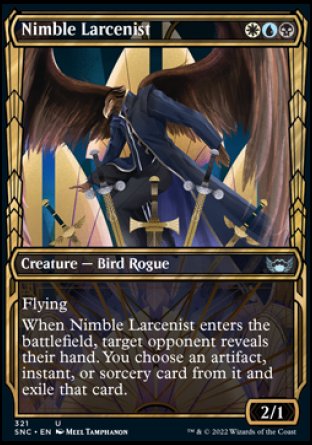 (321) Magic The Gathering Streets of New Capenna: Extras Single: Nimble Larcenist (V.1)  Uncommon