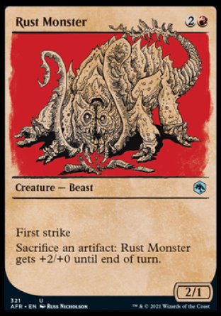 (321) Magic The Gathering Adventures in the Forgotten Realms: Extras Single: Rust Monster  Uncommon
