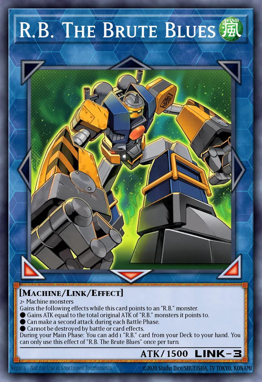 (DUAD094) YuGiOh TCG Duelist’s Advance Single: R.B. The Brute Blues (V.2 - Starlight Rare)  Starlight Rare