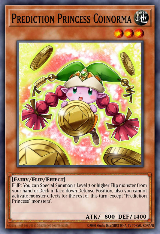 (081) YuGiOh TCG DLCS: Dragons of Legend: The Complete Series Single: Prediction Princess Coinorma  Common