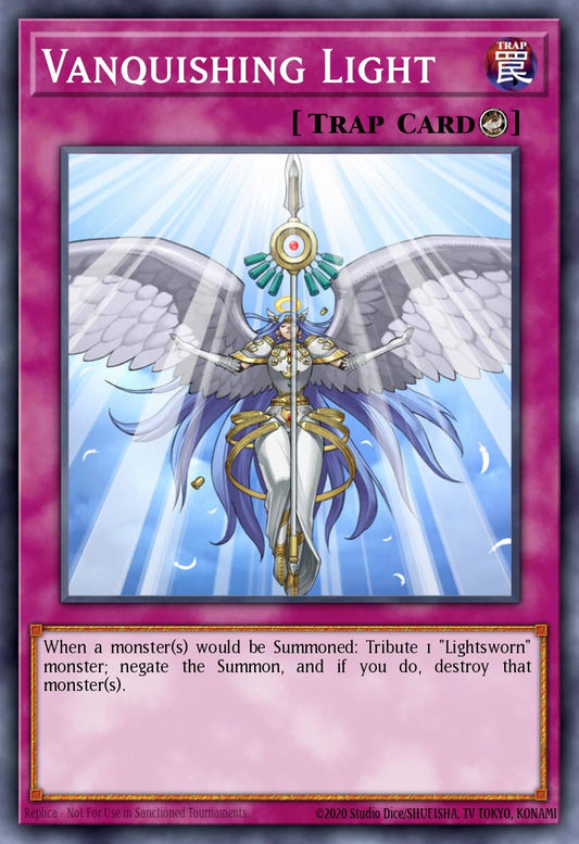 (089) YuGiOh TCG LODT: Light of Destruction Single: Vanquishing Light (V.1 - Super Rare)  Super Rare