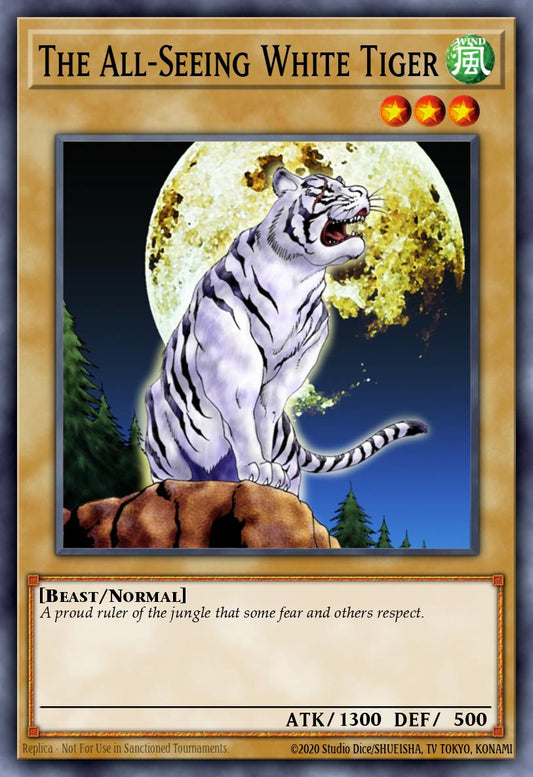 (EN093) YuGiOh TCG PSV: Pharaoh's Servant Single: The All-Seeing White Tiger (V.3 - Common)  Common