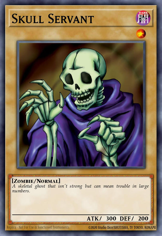 (002) YuGiOh TCG BLMM: Battles of Legend: Monster Mayhem Single: Skull Servant (V.1 - Secret Rare)  Secret Rare