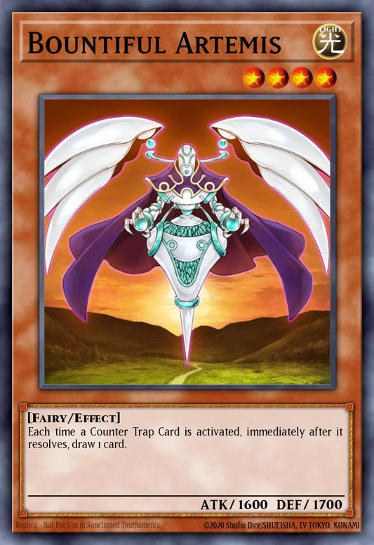 (130) YuGiOh TCG RA04: Quarter Century Stampede Single: Bountiful Artemis (V.2 - Quarter Century Secret Rare)  Quarter Century Secret Rare