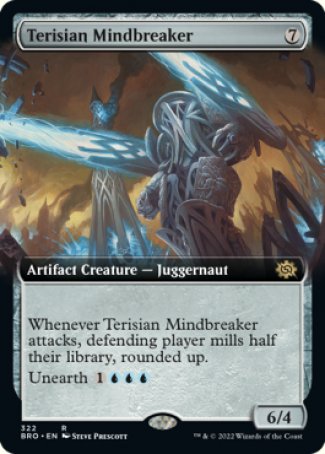 (322) Magic The Gathering The Brothers' War: Extras Single: Terisian Mindbreaker Holo Rare