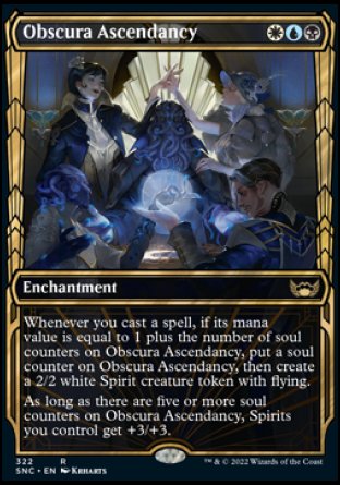 (322) Magic The Gathering Streets of New Capenna: Extras Single: Obscura Ascendancy (V.1)  Rare