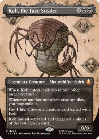 (322) Magic The Gathering Magic: The Gathering | Avatar: The Last Airbender: Extras Single: Koh, the Face Stealer Holo Mythic