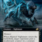 (322) Magic The Gathering Ikoria: Lair of Behemoths: Extras Single: Hunted Nightmare Holo Rare