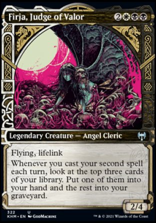 (322) Magic The Gathering Kaldheim: Extras Single: Firja, Judge of Valor Holo Uncommon