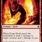 (322) Magic The Gathering Jumpstart Single: Forge Devil  Common