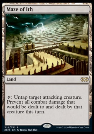 (322/332) Magic The Gathering Double Masters Single: Maze of Ith Holo Rare