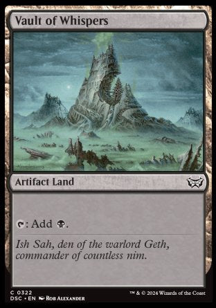 (322) Magic The Gathering Commander: Duskmourn: House of Horror Single: Vault of Whispers  Common