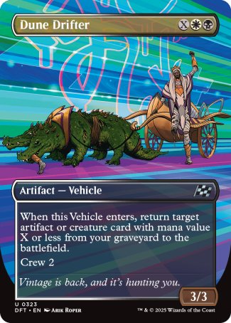 (323) Magic The Gathering Aetherdrift: Extras Single: Dune Drifter  Uncommon